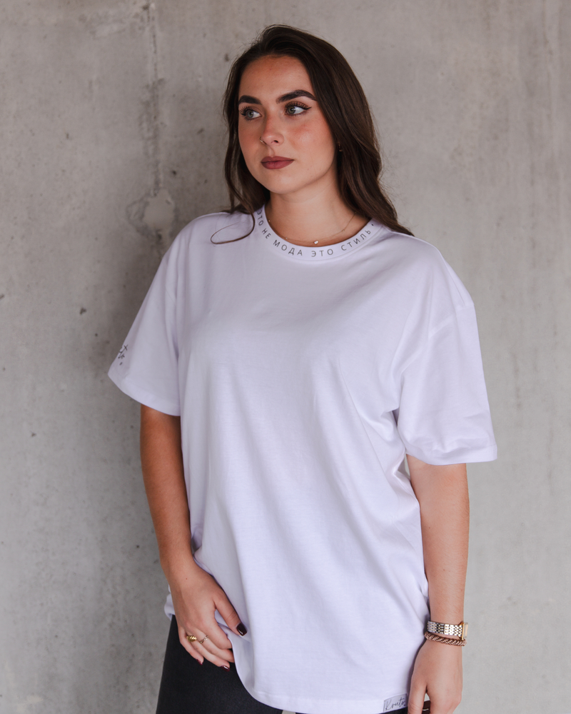 ETO NE MODA ETO STIL RUNDHALS OVERSIZE T-SHIRT